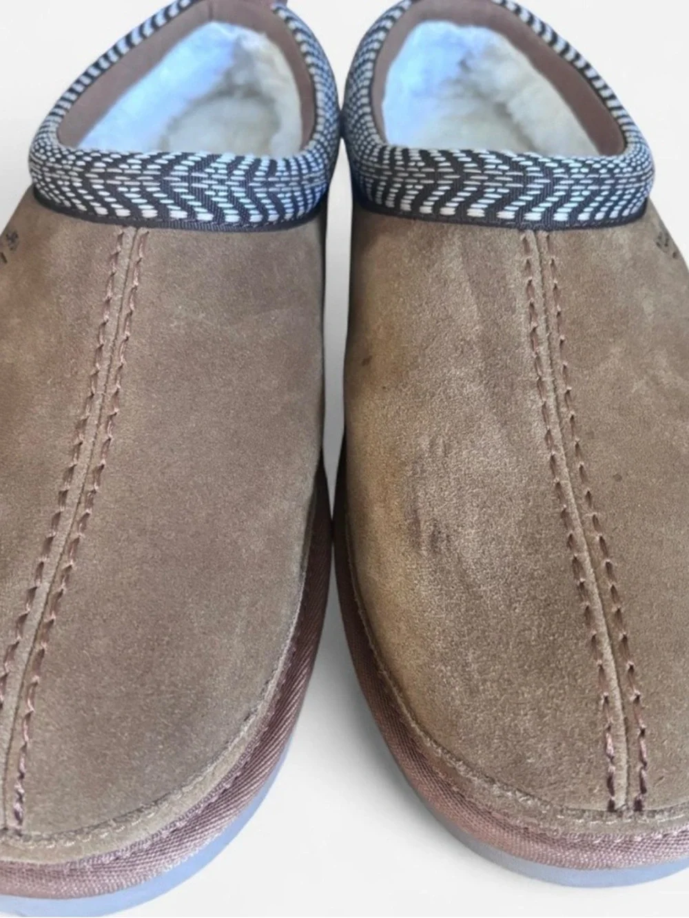Koolaburra Brown Suede Slip-On Loafers - Picture 4 of 6